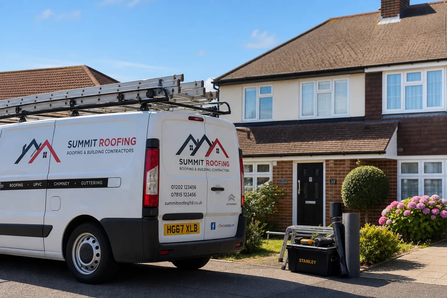 Our professional roofing team
